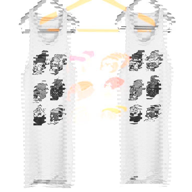 寿司シーズー タンクトップ