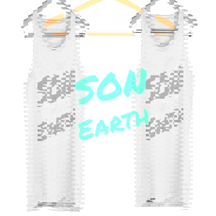 息子の男のための最高の息子の誕生日プレゼント Beston I Know On Earth タンクトップ