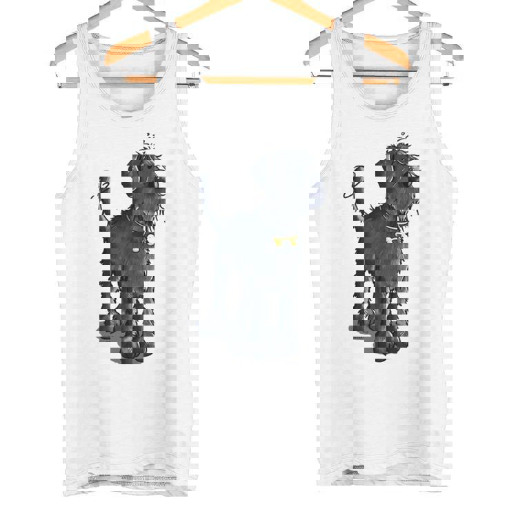 愉快なジャイアントシュナウザー Ichnauzer ギフト ドッグファン 長袖tシャツ タンクトップ