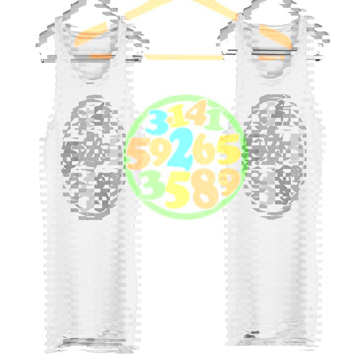 数字円周率ティー タンクトップ