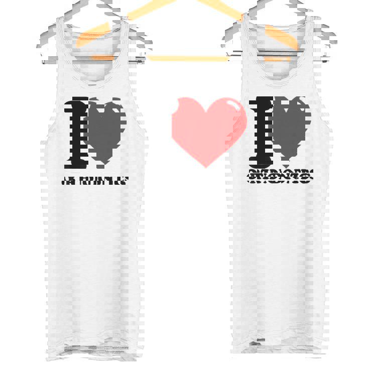 私は歯科矯正が大好きです タンクトップ