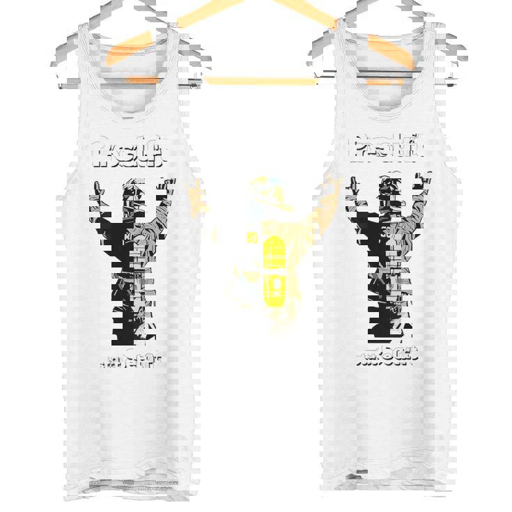 背圧呼吸保護器具 キャリア 消防士 消防隊 タンクトップ