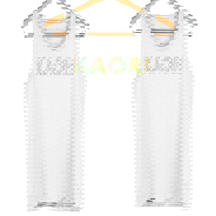 色鉛筆ネームデザインKaori タンクトップ