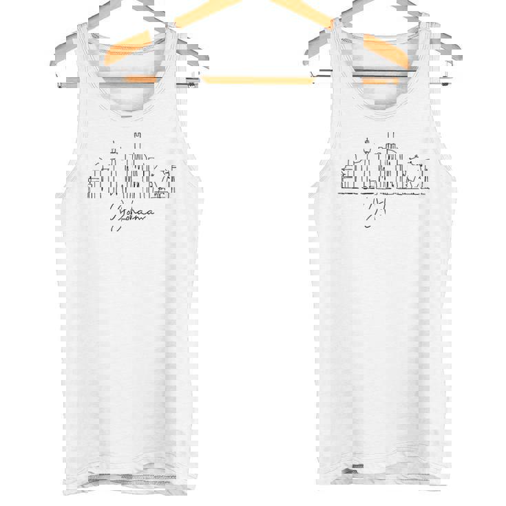 街 スカイライン 旅行 お土産 観光 横浜 日本 タンクトップ