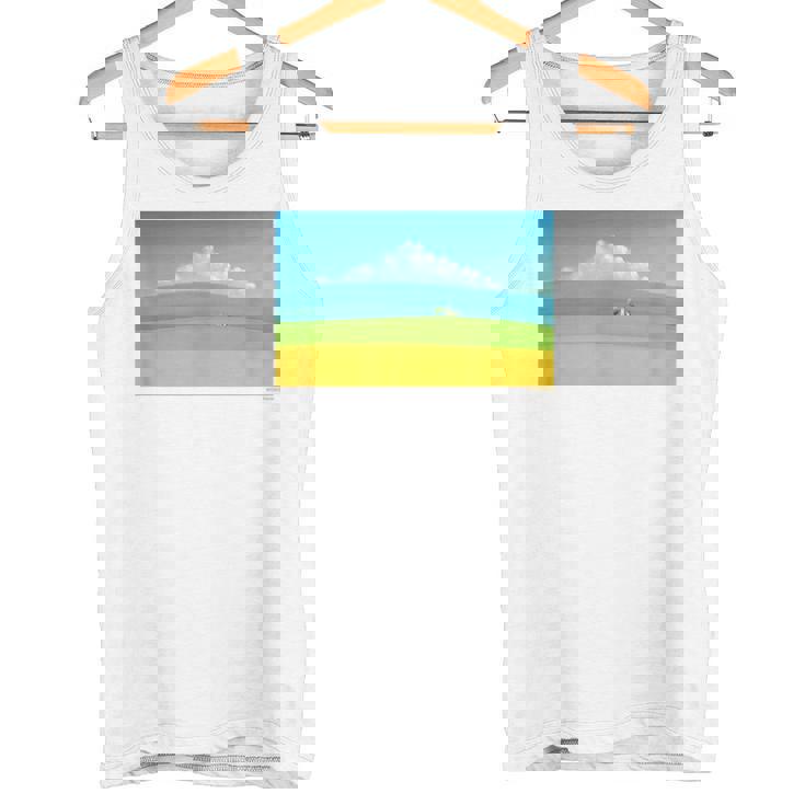 詩とメルヘン 葉祥明 トスカーナの祈り P3031 タンクトップ