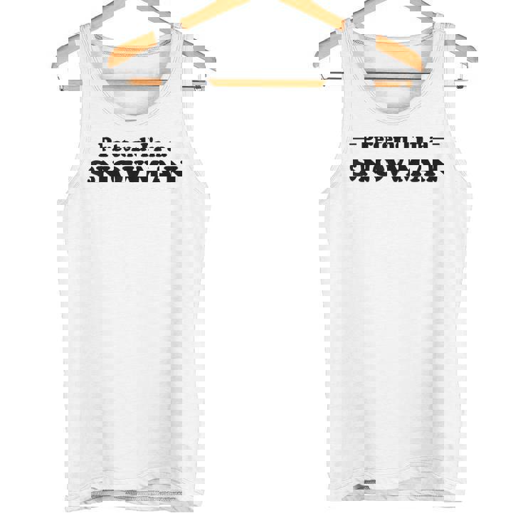 雪だるま ハロウィン コスチューム ごっこ I'm Anowman タンクトップ