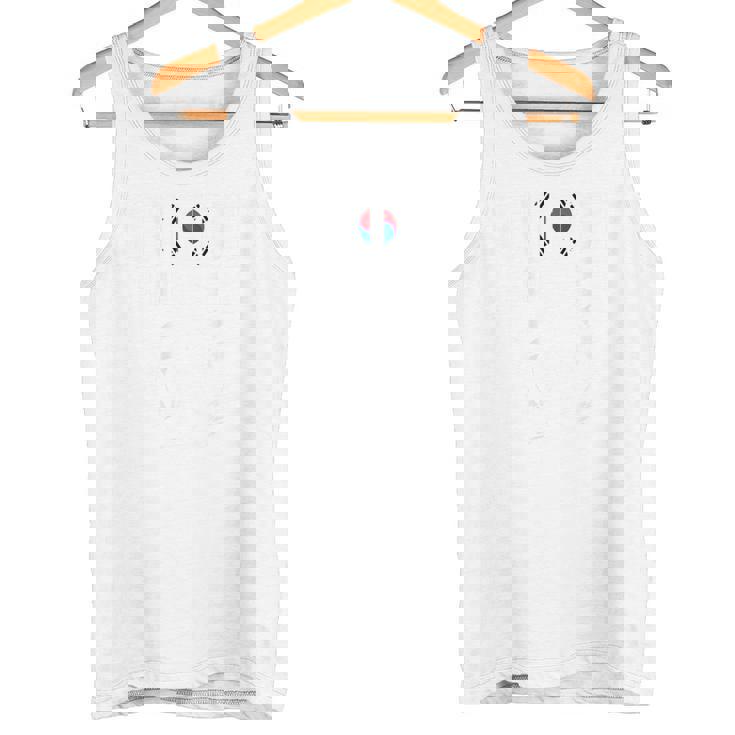 韓国サッカー好きのレプリカユニフォーム。誇りの韓国サッカーファン。 タンクトップ