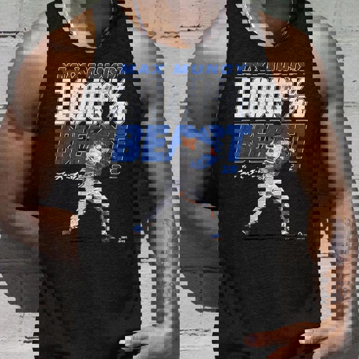 100 Beast Max Muncy Los Angeles Mlbpa タンクトップ 彼への贈り物