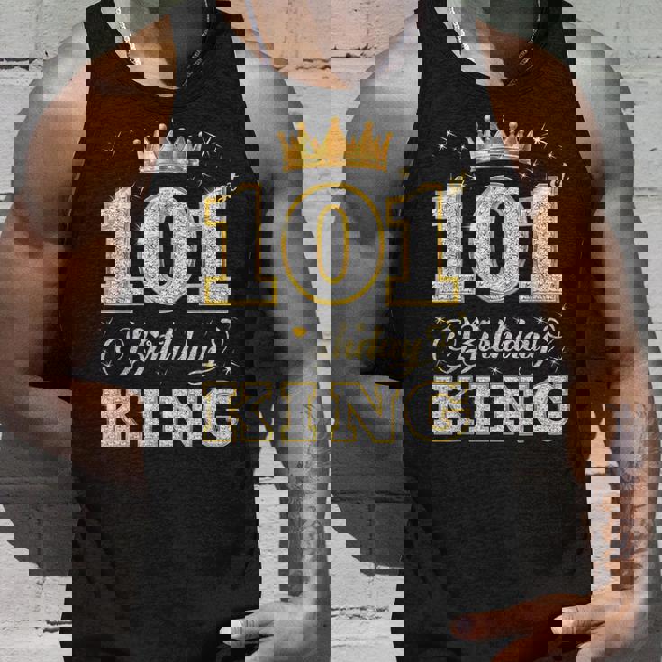 101歳の誕生日王 101歳の誕生日パーティー タンクトップ 彼への贈り物