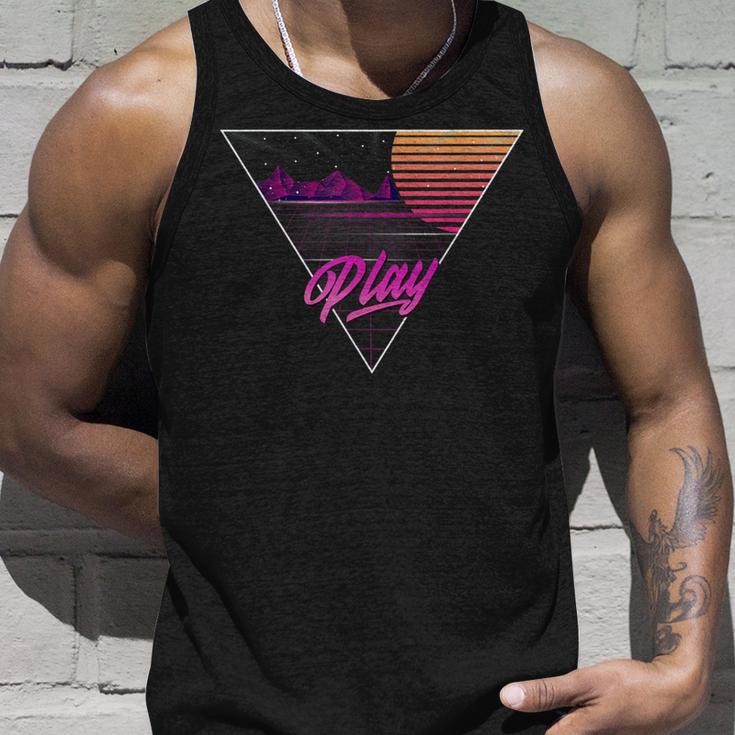 1980年代ynthwave ギフトtシャツ ゲーマーtシャツ レトロスタイリング タンクトップ 彼への贈り物