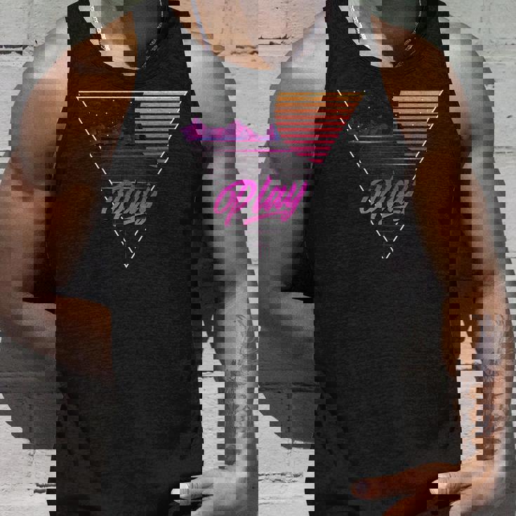 1980年代ynthwave ギフトtシャツ ゲーマーtシャツ レトロスタイリング タンクトップ 彼への贈り物