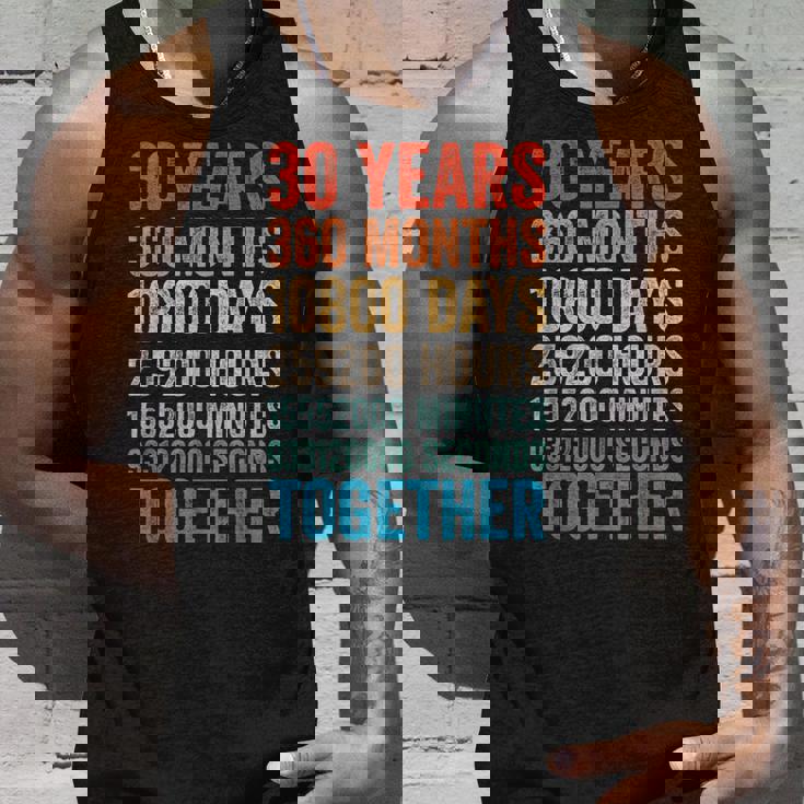 30年記念日 彼 彼女 カップル 30回目の結婚 タンクトップ 彼への贈り物