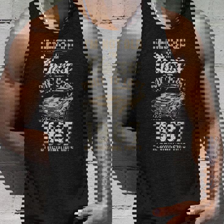 39歳の誕生日 1987年生まれのクラシックカー タンクトップ 彼への贈り物