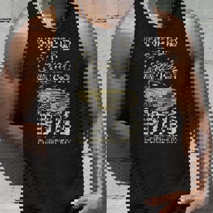 50 歳の誕生日、1976 年以来、クラシックカー、50 歳 タンクトップ 彼への贈り物