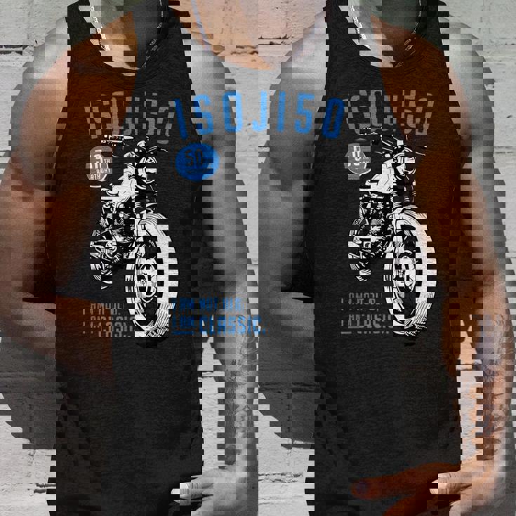 50歳 早寿お祝い 五十路 バイク好き 車好き クラシックバイク I'm Not Old I'm Classic タンクトップ 彼への贈り物