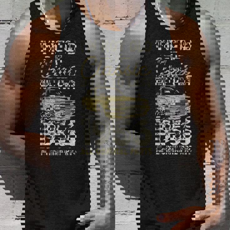 70 歳の誕生日、1956 年以来、クラシックカー、70 歳 タンクトップ 彼への贈り物