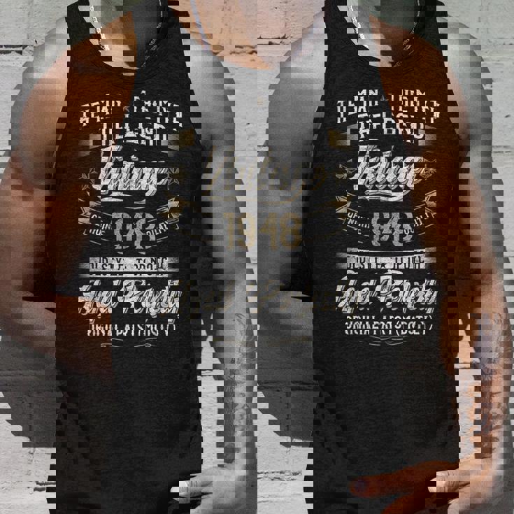 78 歳の誕生日プレゼント ヴィンテージ 1948 男性 面白い 78 歳 1948 タンクトップ 彼への贈り物