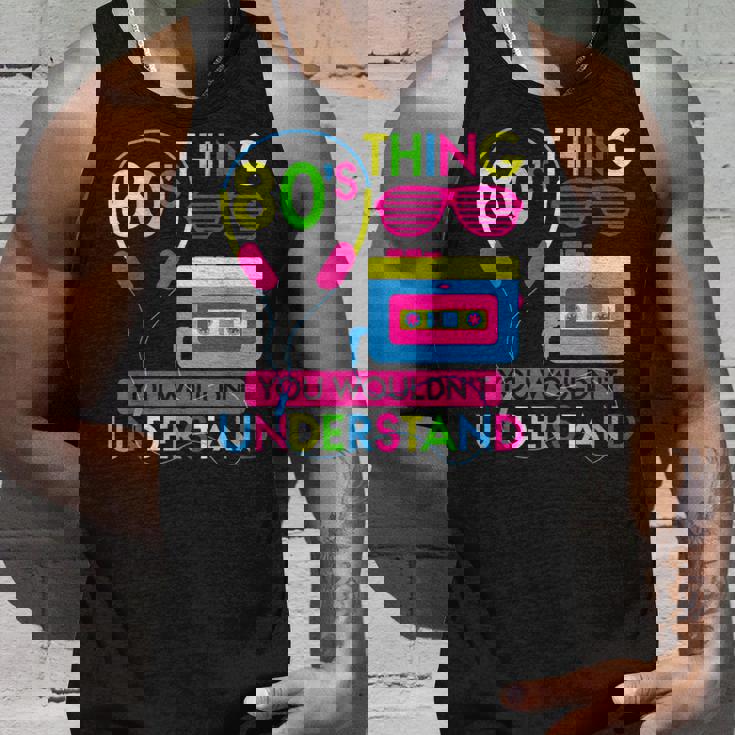 80年代コスチューム 1980年代テーマ パーティー 80年代スタイル ファッション衣装 タンクトップ 彼への贈り物