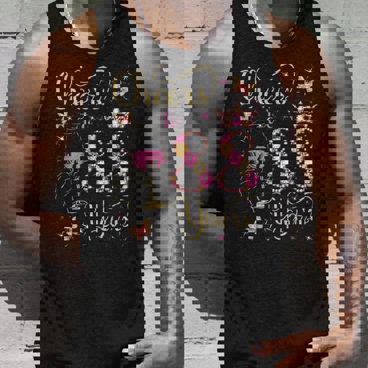 88歳、88歳の女王の誕生日、88歳の誕生日に乾杯。 タンクトップ 彼への贈り物