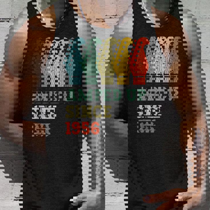 Amped Upince 1956 レトロ 誕生日 ギター 音楽 誕生年 タンクトップ 彼への贈り物