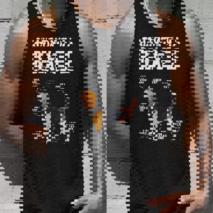 Anatomy Of A Beagle ファニービーグル タンクトップ 彼への贈り物