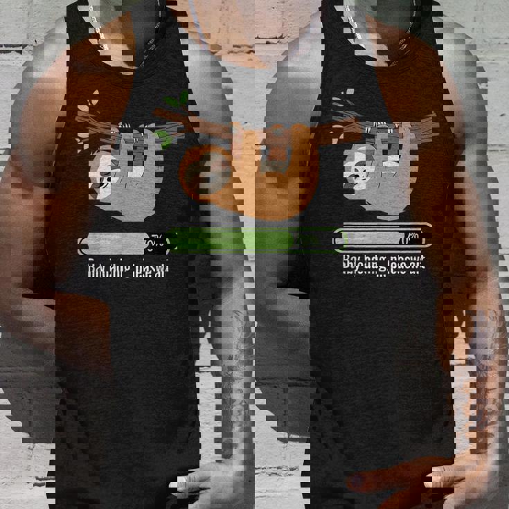 Baby Loading Please Wait ナマケモノのユーモア タンクトップ 彼への贈り物