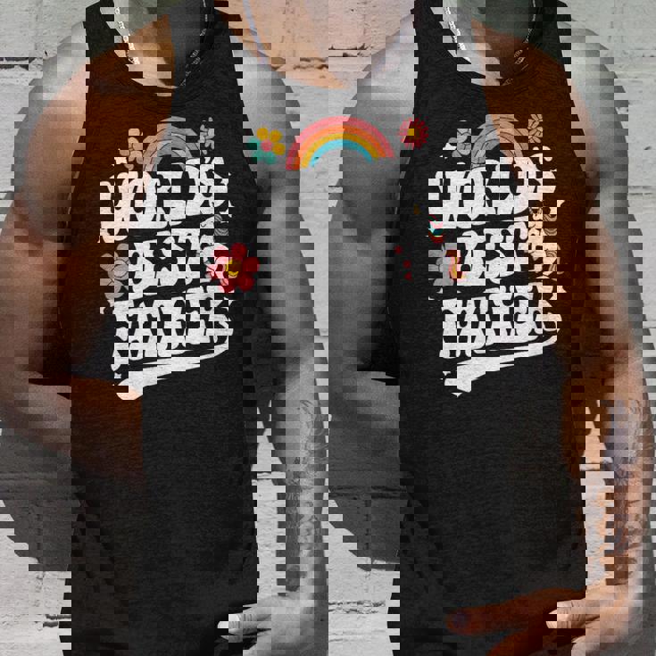 Words Best Father Pink Father’S Day タンクトップ 彼への贈り物