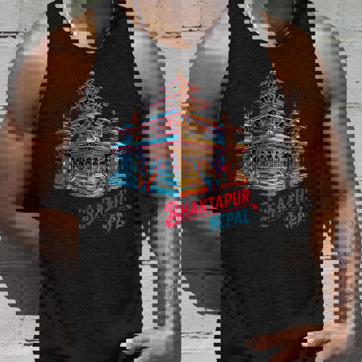 Bhaktapur Durbar スクエア 寺院 ネパール建築 タンクトップ 彼への贈り物