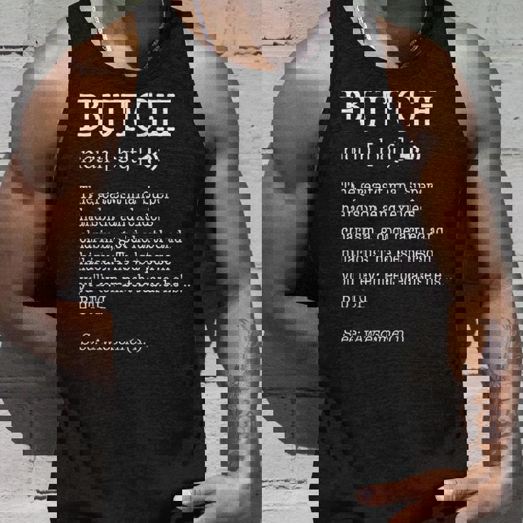 Butch 大人用 メンズ ファーストネーム定義 パーソナライズ タンクトップ 彼への贈り物