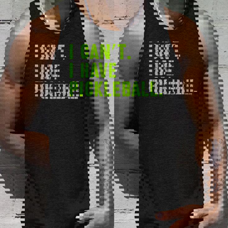 I Can't I Have Pickleball、皮肉、面白いピックルボール タンクトップ 彼への贈り物