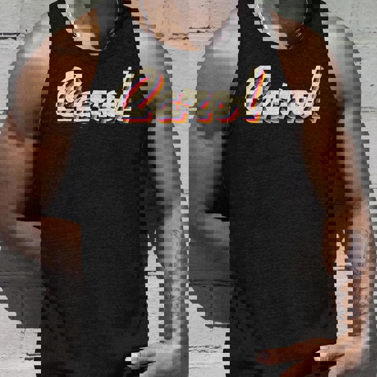 Carol アイデア レトロ ファーストネーム ヴィンテージ キャロル タンクトップ 彼への贈り物