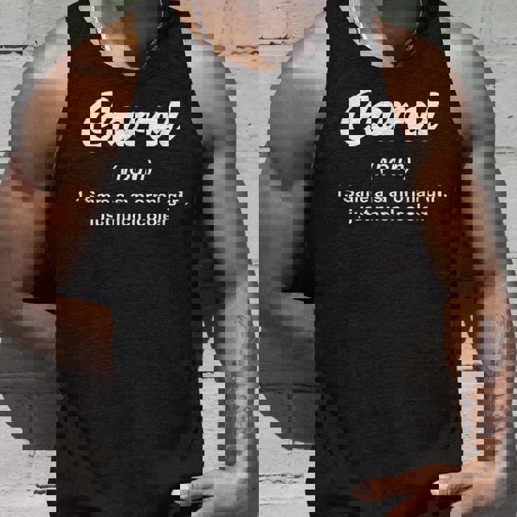 Carol 名詞定義 名前入り キャロル タンクトップ 彼への贈り物