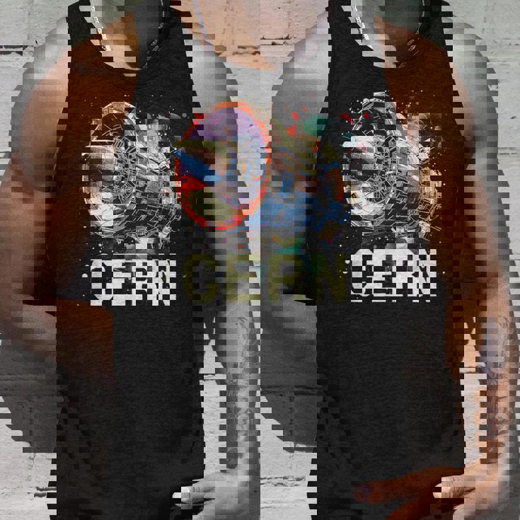 Cern 大型ハドロン衝突型加速器 レトロ素粒子物理空間 タンクトップ 彼への贈り物