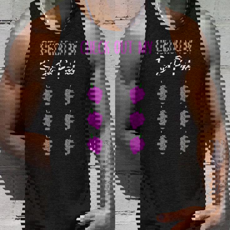 Check Out My 6パック ブドウ柄 タンクトップ 彼への贈り物