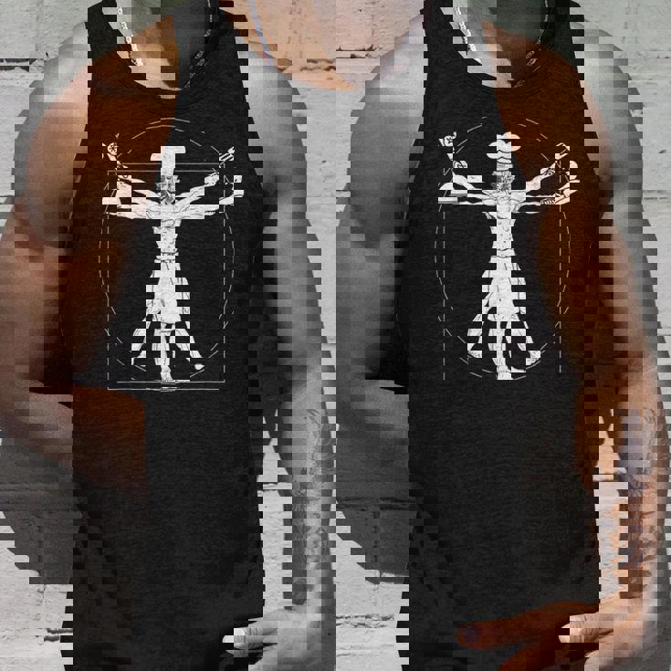 Chef Anatomy パロディ マルチアーム クッキングアート 料理グラフィック タンクトップ 彼への贈り物