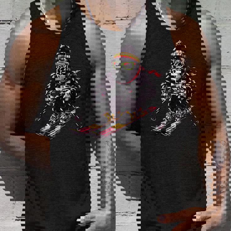 Comic Gorilla スキーヤー スキー タンクトップ 彼への贈り物