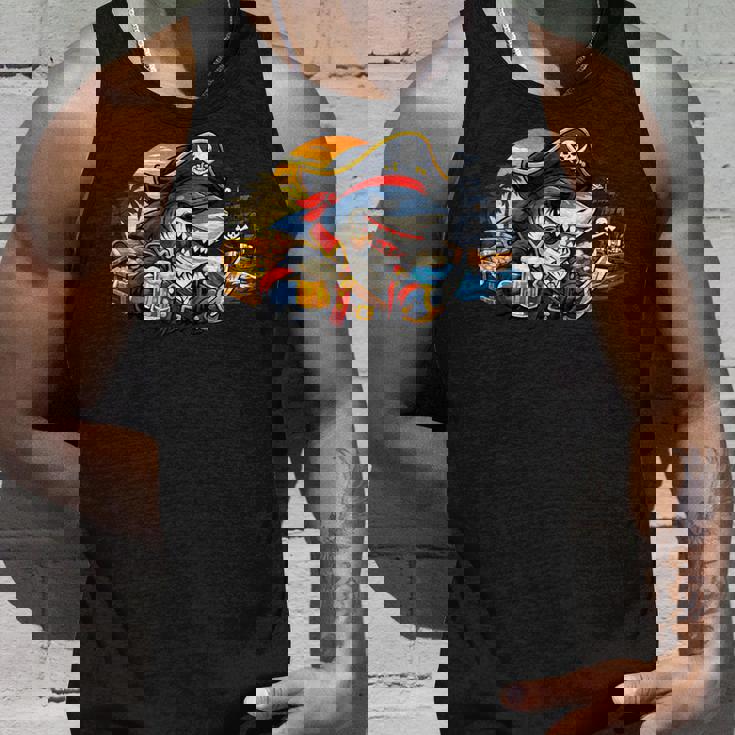 Dads Piratehark グラフィック 漫画 海 アドベンチャーシャツ タンクトップ 彼への贈り物