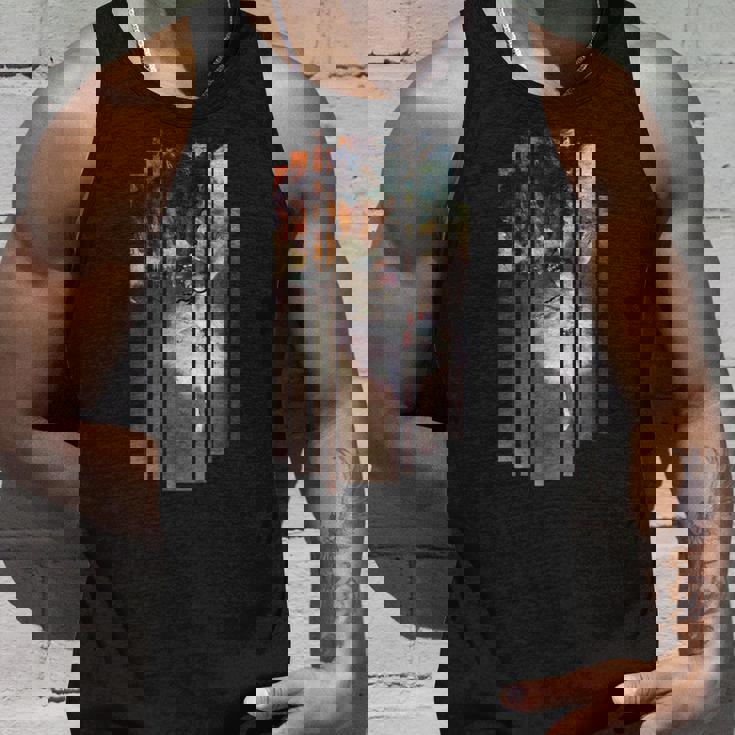 Degas 有名なバレリーナ絵画 モダンな外観 縦縞 タンクトップ 彼への贈り物