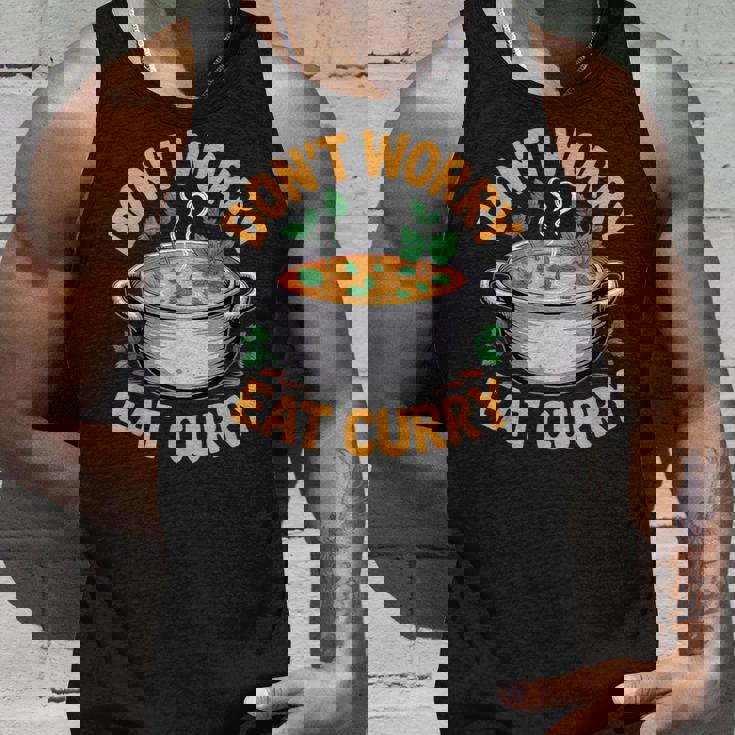 Don't Worry Eat カレー インド料理 タンクトップ 彼への贈り物