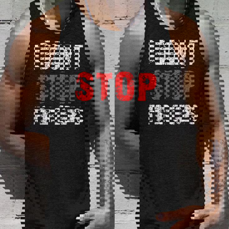 I Don'ttop For Cops ランニング用 タンクトップ 彼への贈り物