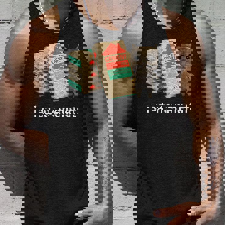 I Eat Cement 猫シャツ キッズ 面白い ダンク 猫 ミーム タンクトップ 彼への贈り物