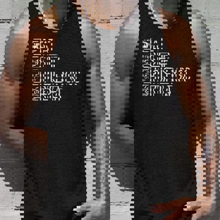 Eatleep House Music リピート Edm Lover Djハウスミュージック タンクトップ 彼への贈り物