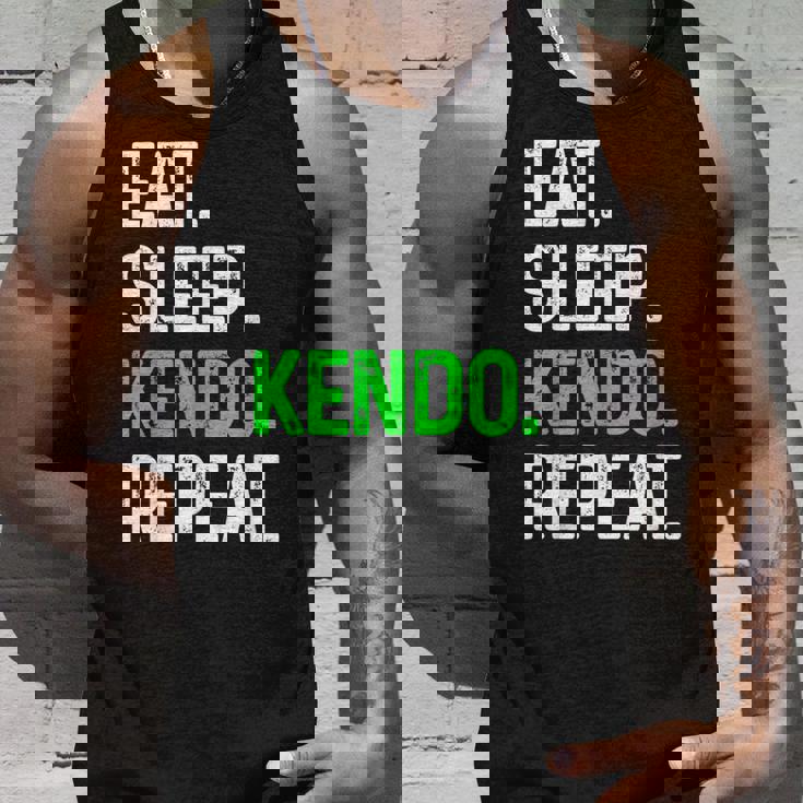 Eatleep Kendo Repeat 面白い格闘技コンバット タンクトップ 彼への贈り物