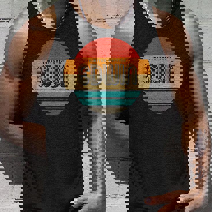 Edwin 名称 レトロ・ヴィンテージ・サンセット 限定版 タンクトップ 彼への贈り物