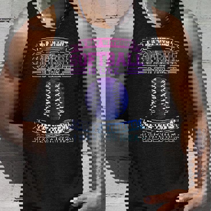 Ein Tag Ohne ソフトボール Ist Wie ソフトボール タンクトップ 彼への贈り物