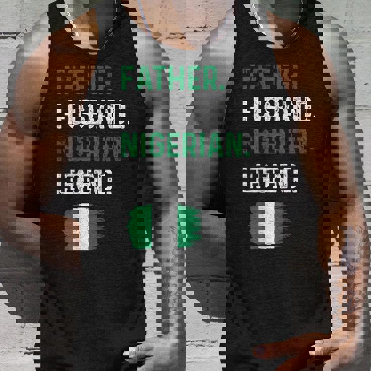 Father Husband Nigerian Legend Proud Dad Nigeria Flag Tank Top Gifts for Him Father Husband Nigerian Legend Proud Dad Nigeria Flag Tank Top Gifts for Him