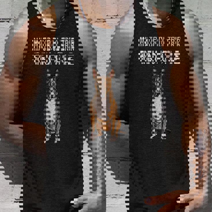 Friend For Life Of Bull Terrier ミニチュアドッグ タンクトップ 彼への贈り物