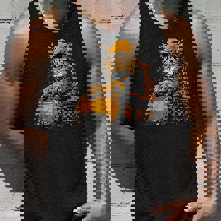 Cat 重機オペレーター タンクトップ 彼への贈り物