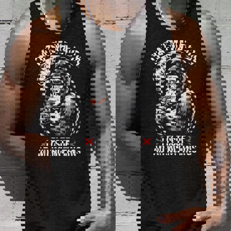 aying I Know Things 皮肉 ギャグ パンゴリラ レディース メンズ 長袖tシャツ タンクトップ 彼への贈り物