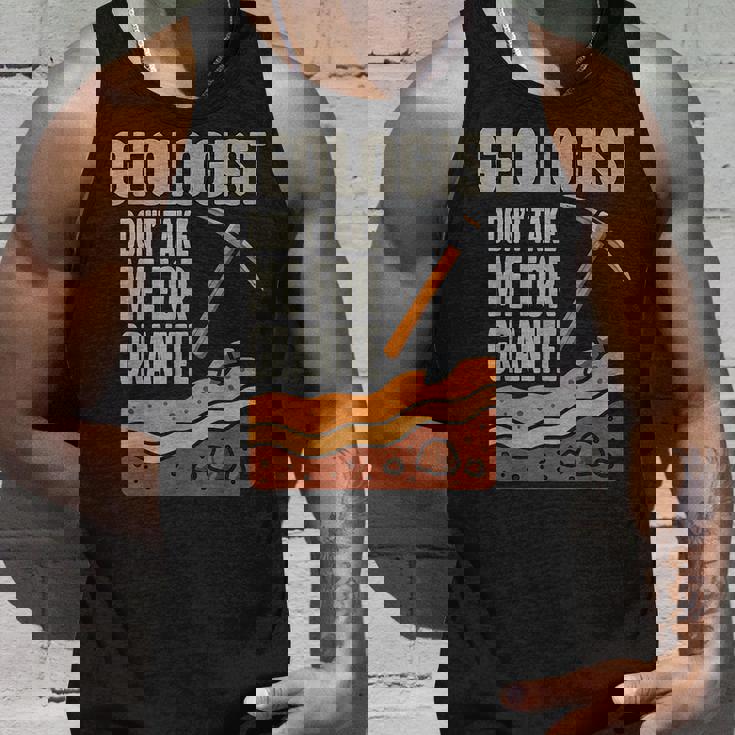 Geologist Don't Take For Granite タンクトップ 彼への贈り物